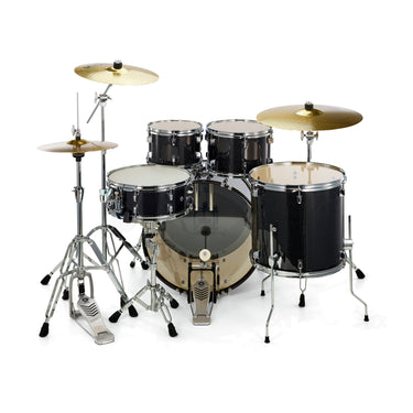 Bateria Yamaha Rydeen Rdp2f5blguset Black Glitter Con Herrajes Y Platillos